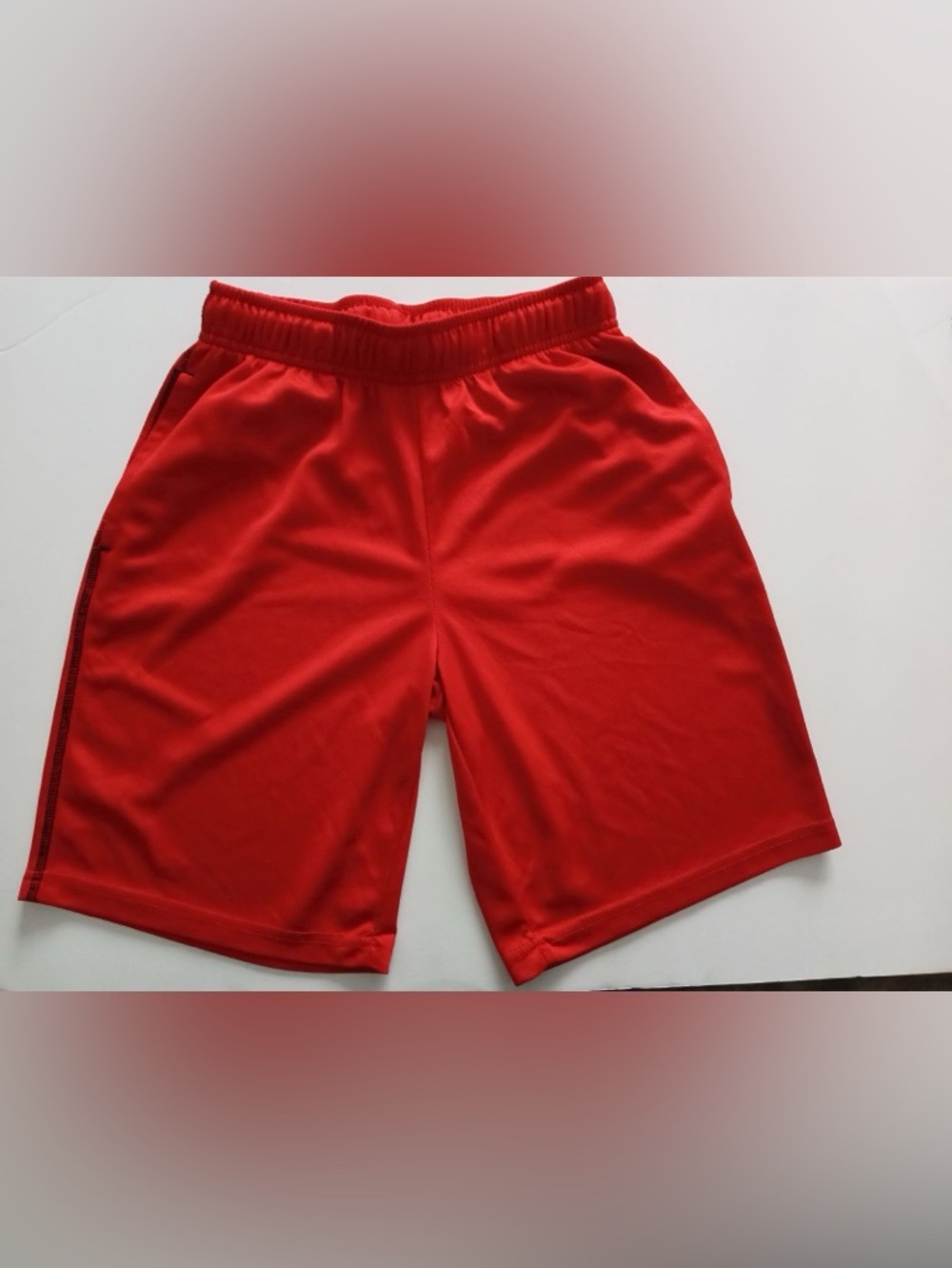 Tek Gear red athletic shorts boys M 10/12